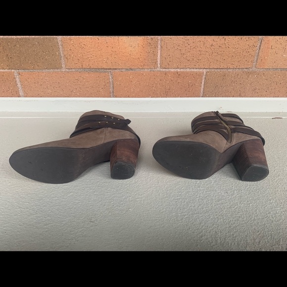 BP rustic brown booties with stud detailing - Picture 6 of 6